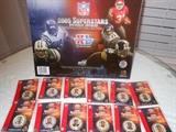 Sports Football major league licensed Medallions 2005   Super bowl, The Road To Forty, with keepsake coin insert Album and 30 player photos with player data.