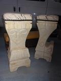 Witco bar stools, two