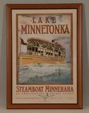Poster from the re christening and maiden voyage of the Minnehaha