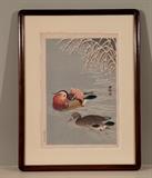 Ohara Shoson, Japanese woodblock print