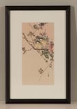 Gesso, Japanese woodblock print.