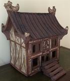 Ceramic Pagoda, 15" x 19" x 10" deep