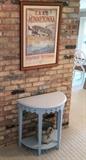 Lake Minnetonka's steamboat Minnehaha, framed poster ,table and pottery