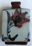 Kawai Kanjiro (1890-1966) (famous Japanese potter), Nice bottle. 6" x 4" x 2.5"