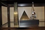 Brass Obelisks and Crystal Eiffel Tower 