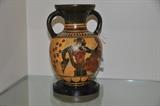 Double handled Egyptian style vase