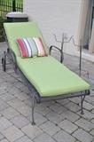Wrought Iron Chaise Lounger
