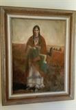 Rocky Hawkins original oil painting, 1980's