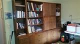 Nine component office cabinet / desk / bookcase - high quality, exc cond