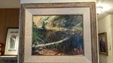 Rocky Hawkins original oil painting, 1980's