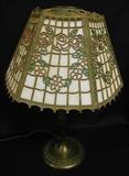 Antique Miller Stained Glass Lamp