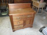 Oak Wash Stand, Excellent Condition.