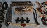 Findings Various Broken or Incomplete Designer Costume Jewelry inc Beads