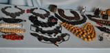 Various Contemperary Designer Wood and Bone Necklaces and Bracelets