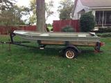 Duracraft 15/42 Jon boat with trailer