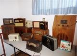 nice vintage radios . all working but need case repair