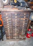 nice antique set of draws