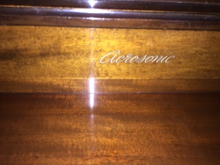 ACROSONIC PIANO BY BALDWIN