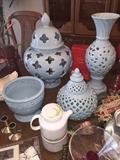 BLUE POTTERY