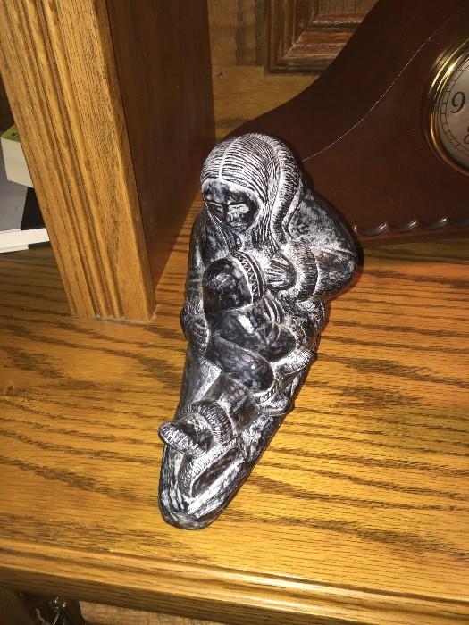 HAND MADE STATUE FROM ALASKA