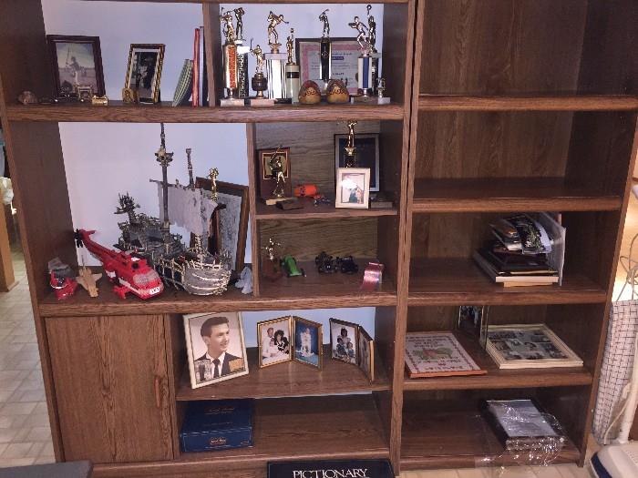 BOOKSHELVES ONLY