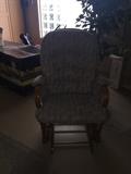 ROCKING CHAIR ( SOLD AS IS/ BROKEN SIDE RAIL)