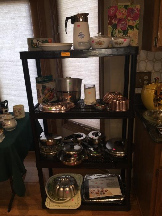 POTS AND PANS / CORNINGWARE / PYREX