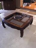 GORGEOUS AMERICAN FURNITURE CLASSICS LARGE SQUARE TABLE ( LOW )
