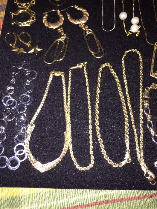 14K GOLD & 10K GOLD JEWELRY