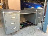 Vintage 1950's Tanker Desk