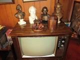 Bronze President Statues - Vintage TV