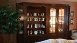 Living Room China Cabinet in 4 pieces 99" x 80" Tall $1300