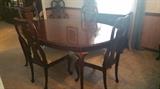 Part of the Thomasville Dining Room Set Retail $6000, 
SOLID Cherry in excellent condition
3 pc set $2300.. we can separate