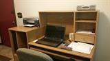 Desk 58.5" x 23.5" x 48" desk only chair and other items not included $85