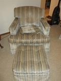 chair and ottoman good condition