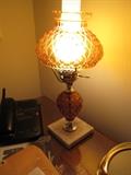 amber lamp