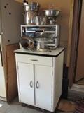 metal / enamel cabinet very nice condition