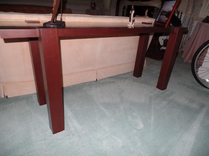 Custom sofa table