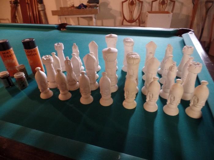 Paint your won chess set