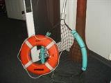 City of Muskegon Life Ring and salmon net