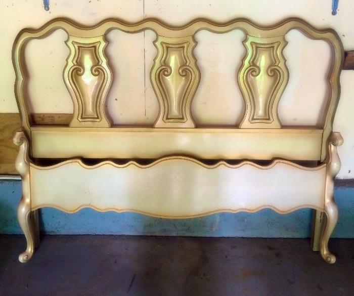 French Provincial Full Size Headboard & Footboard