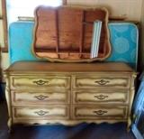French Provincial Dresser with Mirror