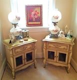 French Provincial Night Stands, Gone with the Wind Lamps & More