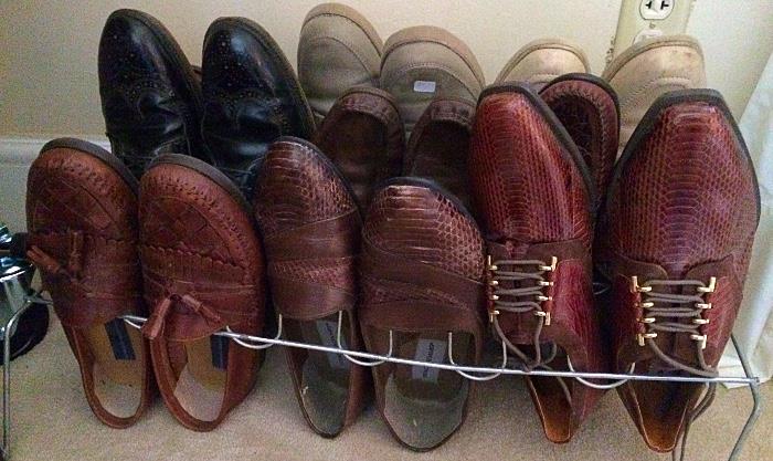 Men's Shoes (Size 9.5); Some Leather, Snake Skin, & Others
