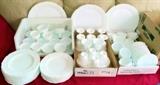 Milk Glass Plates, Cups, Mugs, Sherbets & More