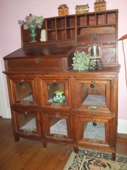Antique Postal Cabinet!  Beautiful Piece!