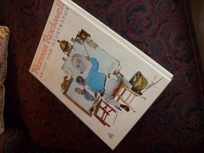 Large American 1970 Norman Rockwell Artist and Illustrator Book