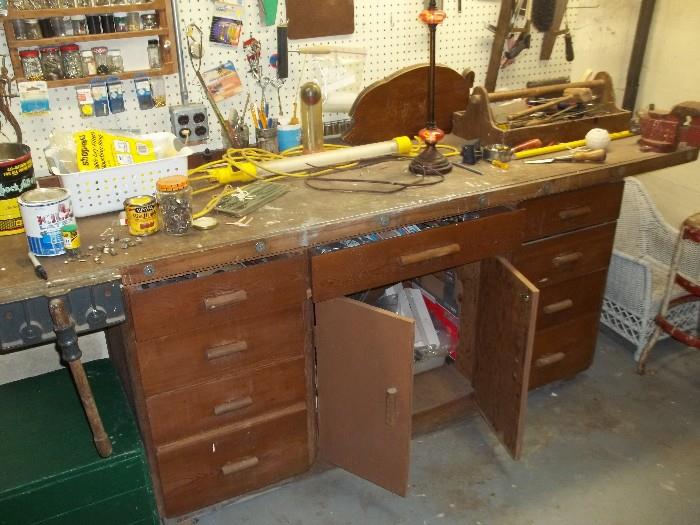 Work Bench & Lots of Tools