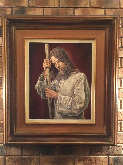 “O Cristo” by Wim L. Van Dijk (oil on canvas)