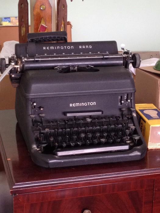 vintage Remington typewriter
